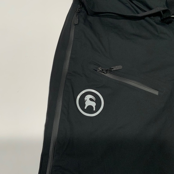 Women’s Backcountry Notchtop Gore-Tex Bibs, size L Black Overalls Pants - Picture 9 of 9